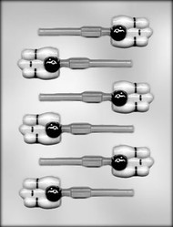 1-7/8" BOWLING SUCKER CHOCOLATE CANDY MOLD