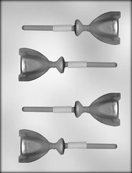 2-1/2" TROPHY SUCKER CHOCOLATE CANDY MOLD