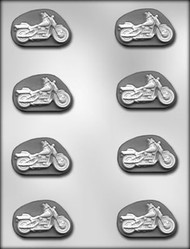 2" MOTORCYCLE MINT CHOCOLATE CANDY MOLD
