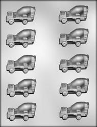 2-1/8" CEMENT MIXER CHOCOLATE CANDY MOLD