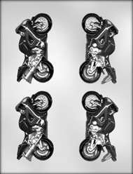 3-7/8" MOTORCYCLE CHOCOLATE CANDY MOLD