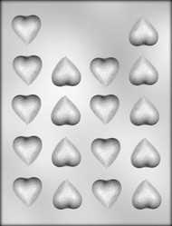 1-5/8" PLAIN HEART CHOCOLATE CANDY MOLD