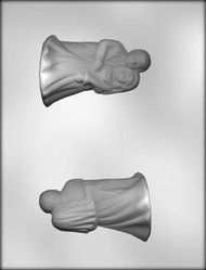 4" BRIDE/GROOM 3D CHOCOLATE CANDY MOLD