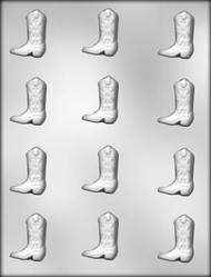 1-5/8" COWBOY BOOT CHOCOLATE CANDY MOLD