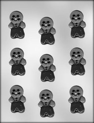 2" GINGERBREAD BOYS CHOCOLATE CANDY MOLD