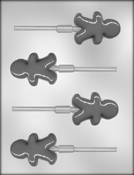 2-1/2"GINGERBREAD MAN CHOCOLATE CANDY MOLD