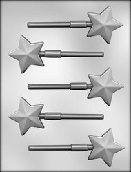 2" FACETED STAR SKR CHOCOLATE CANDY MOLD