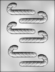 3-3/4" CANDY CANE CHOCOLATE CANDY MOLD