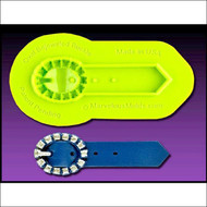 Oval Bejeweled Buckle--Marvelous Molds Silicone Mold