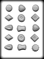 1-1/2" - 1-5/8" FANCY PIECES HARD CANDY MOLD