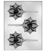SPIDER ON WEB HARD CANDY MOLD