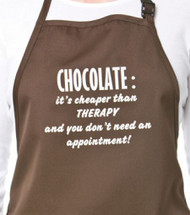 APRON-CHOCOLATE:CHEAP THERAPY