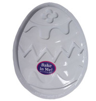 PLASTIC PAN--DECORATED EGG PAN--APPROX. 9" x 12" x 1-3/4"