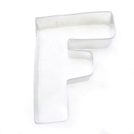 COOKIE CUTTER- 3" Letter F--Overstock