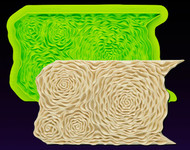 Rosette Ruffle Simpress(tm) Mat by Marvelous Molds