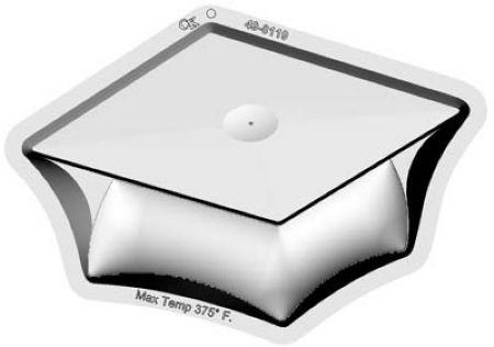 graduation cake pan