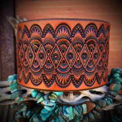 The Sacred Balance Leather Cuff