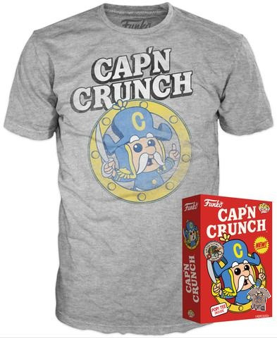 Funko POP! Apparel: Cap'n Crunch Designer Con Exclusive Boxed Tee - Gemini  Collectibles