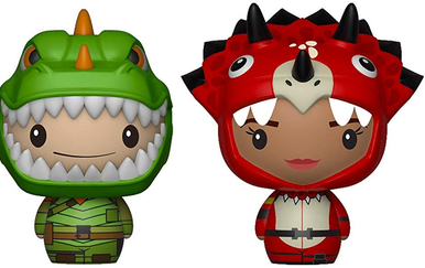 Fortnite S1a Funko Pint Size Heroes Rex & Tricera Ops 