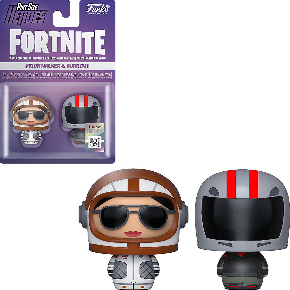 Funko Pint Size Heroes Fortnite: Moonwalker & Burnout Vinyl Figure 2 Pack -  Only 1 Available - Gemini Collectibles
