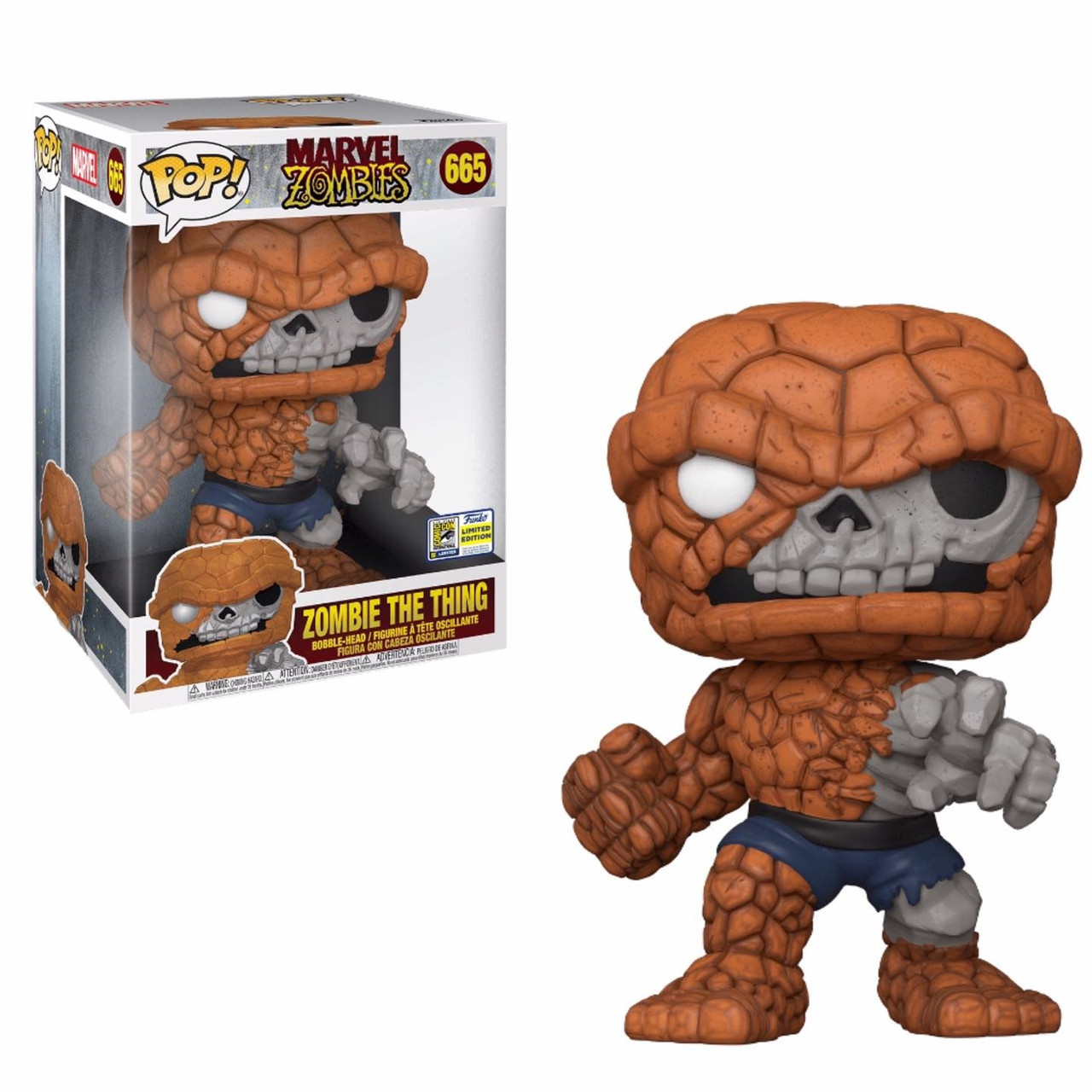 2020 SDCC Funko POP! Marvel Zombies: The Thing 10 Inch Exclusive Vinyl  Figure - SDCC Sticker - Gemini Collectibles