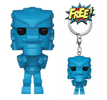 Funko POP! Retro Toys Mattel Rock 'Em Sock 'Em Robots: Blue Bomber Vinyl Figure + FREE Keychain! - Low Inventory!