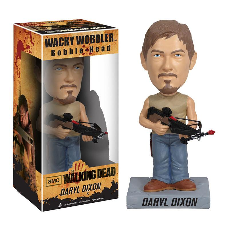 Bulk* Funko Television The Walking Dead: Daryl Dixon Wacky Wobbler  Bobblehead - Case Of 6 Figures - Gemini Collectibles