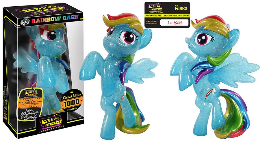 Bulk* Funko Hikari My Little Pony: Original Glitter Rainbow Dash Vinyl  Figure - LE 1000pcs - Case Of 2 Figures - Gemini Collectibles