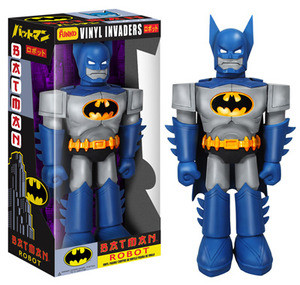 Funko Vinyl Invaders DC Comics: Batman Robot Vinyl Figure - Damaged Box /  Paint Flaw - Gemini Collectibles