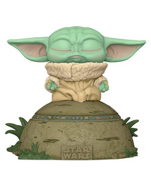 Funko POP! Deluxe Star Wars The Mandalorian: Grogu Using The Force Vinyl Figure - Only 5 Available