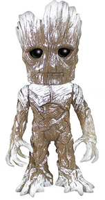 2015 SDCC Funko Hikari Marvel: Frosted Groot 10 Inch Exclusive Vinyl Figure - LE 1000pcs - Damaged Box / Paint Flaw
