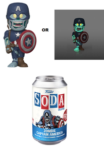 *FLASH SALE* Funko Soda Marvel What If...?: Zombie Captain America Vinyl Figure - 1/6 Chase Variant  - Low Inventory!