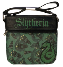 Loungefly Harry Potter: Slytherin House Faux Leather Crossbody Bag - Low Inventory!