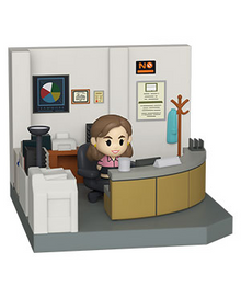 Funko Mini Moments The Office: Pam Beesly Vinyl Figure With Diorama - Damaged Box / Paint Flaw