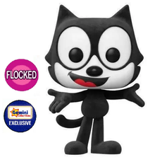 Funko POP! Animation: Flocked Felix The Cat Gemini Collectibles Exclusive Vinyl Figure 