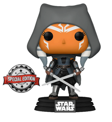 Funko POP! Star Wars: Ahsoka (Hooded) Vinyl Figure - Special Edition - Damaged Box / Paint Flaw