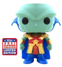 2021 FunKon Funko POP! DC Comics Heroes: Martian Manhunter Exclusive Vinyl Figure - Summer Convention Shared Sticker - Only 5 Available