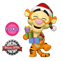 Funko POP! Disney: Flocked Holiday Tigger Vinyl Figure - Special Edition - Damaged Box / Paint Flaw