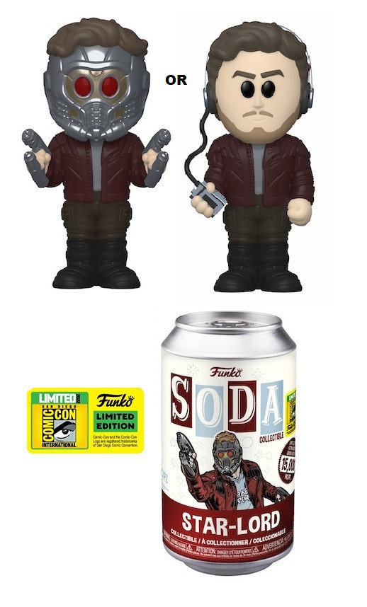2022 SDCC Funko Soda Marvel Guardians Of The Galaxy: Star-Lord Exclusive  Vinyl Figure - SDCC Sticker - Gemini Collectibles
