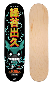 2022 SDCC Funko My Hero Academia: Deku Exclusive Skateboard Deck - SDCC Sticker - Low Inventory!