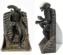X-Plus Pewter Standing Alien Wall Relief - New On Card - 2004