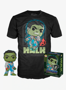 *FLASH SALE* *Bulk* Funko POP! & Tee Marvel Avengers - Endgame: Hulk Hot Topic Exclusive Vinyl Figure & T-Shirt Set - Case Of 4 Sets (Assorted Sizes) - Low Inventory!