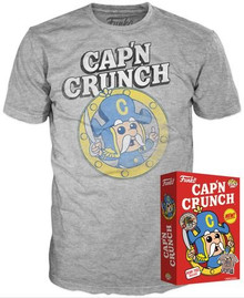 *Bulk* Funko POP! Apparel: Cap'n Crunch Designer Con Exclusive Boxed Tee - Case Of 4 Shirts (Assorted Sizes)