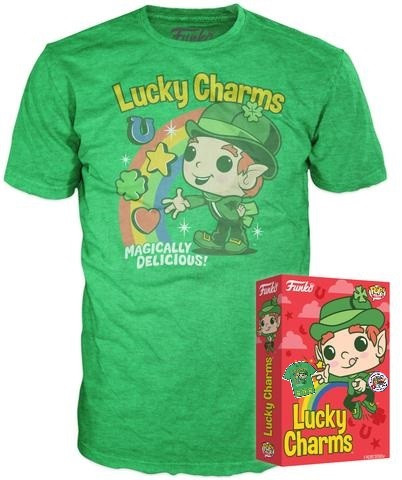 Bulk* Funko POP! Apparel: Lucky Charms Designer Con Exclusive Boxed Tee -  Case Of 4 Shirts (Size: Medium) - Gemini Collectibles