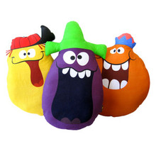 Flapjack Toys® Kooky Kushion: 3pc Funny Face Pillow Set