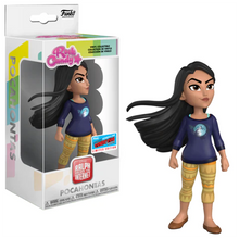 2018 NYCC Funko Rock Candy Disney Ralph Breaks The Internet: Pocahontas Exclusive Vinyl Figure - NYCC Sticker - Damaged Box / Paint Flaw