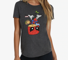 *Bulk* Funko Apparel Marvel: Upside Down Spider-Man On Branch Women's T-Shirt - Size: X-Small - Case Of 4 Tees