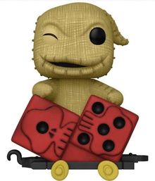 Funko POP! Disney Trains The Nightmare Before Christmas: Oogie Boogie In Dice Cart Vinyl Figure - Damaged Box / Paint Flaw