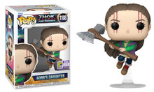  2023 SDCC Funko POP! Marvel Thor - Love And Thunder: Gorr's Daughter Exclusive Vinyl Figure - SDCC Sticker - Damaged Box - Paint Flaw