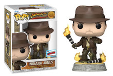 2023 NYCC Funko POP! Movies: Indiana Jones Exclusive Vinyl Figure - NYCC Sticker